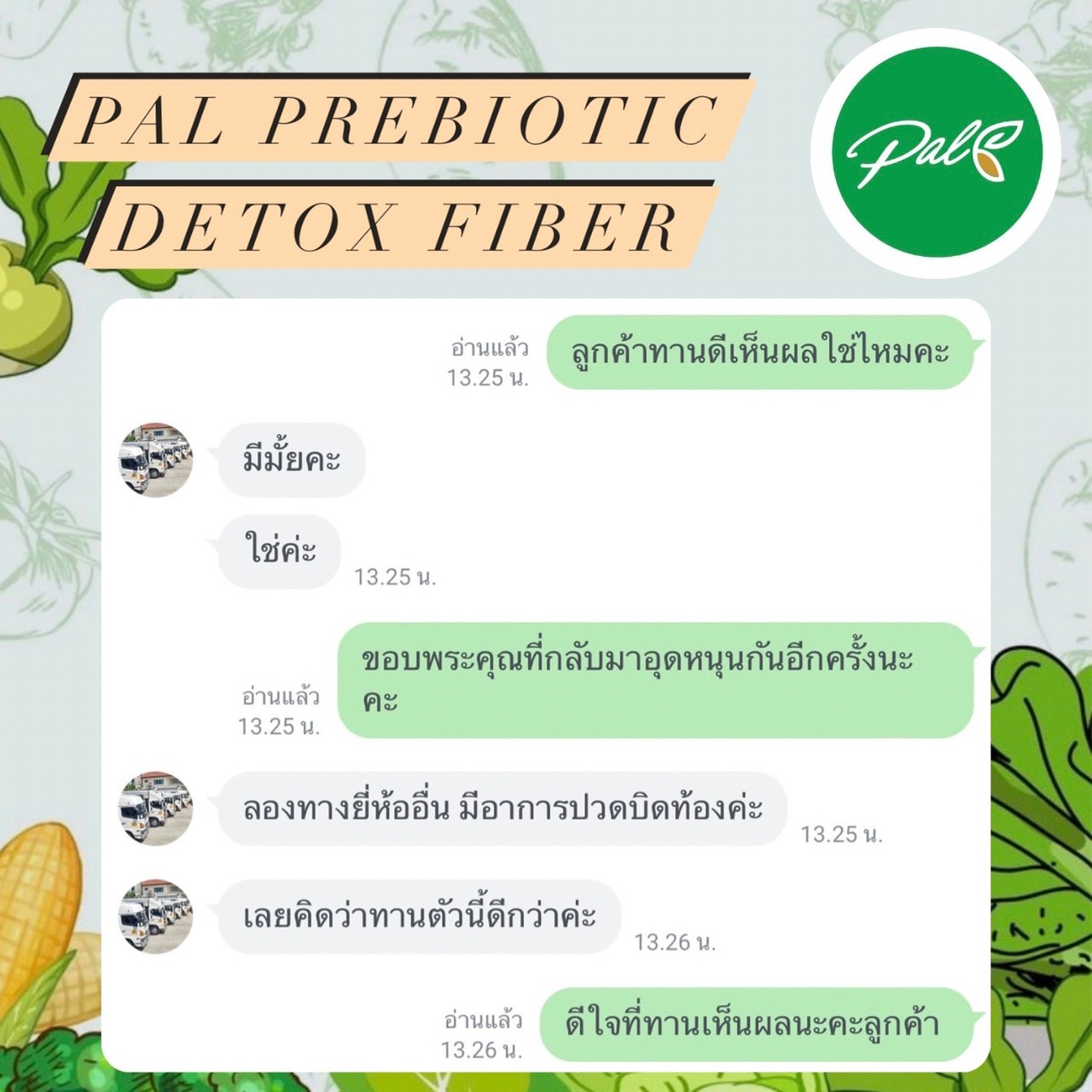 ผลลัพธ์จากการทานแพลไฟเบอร์