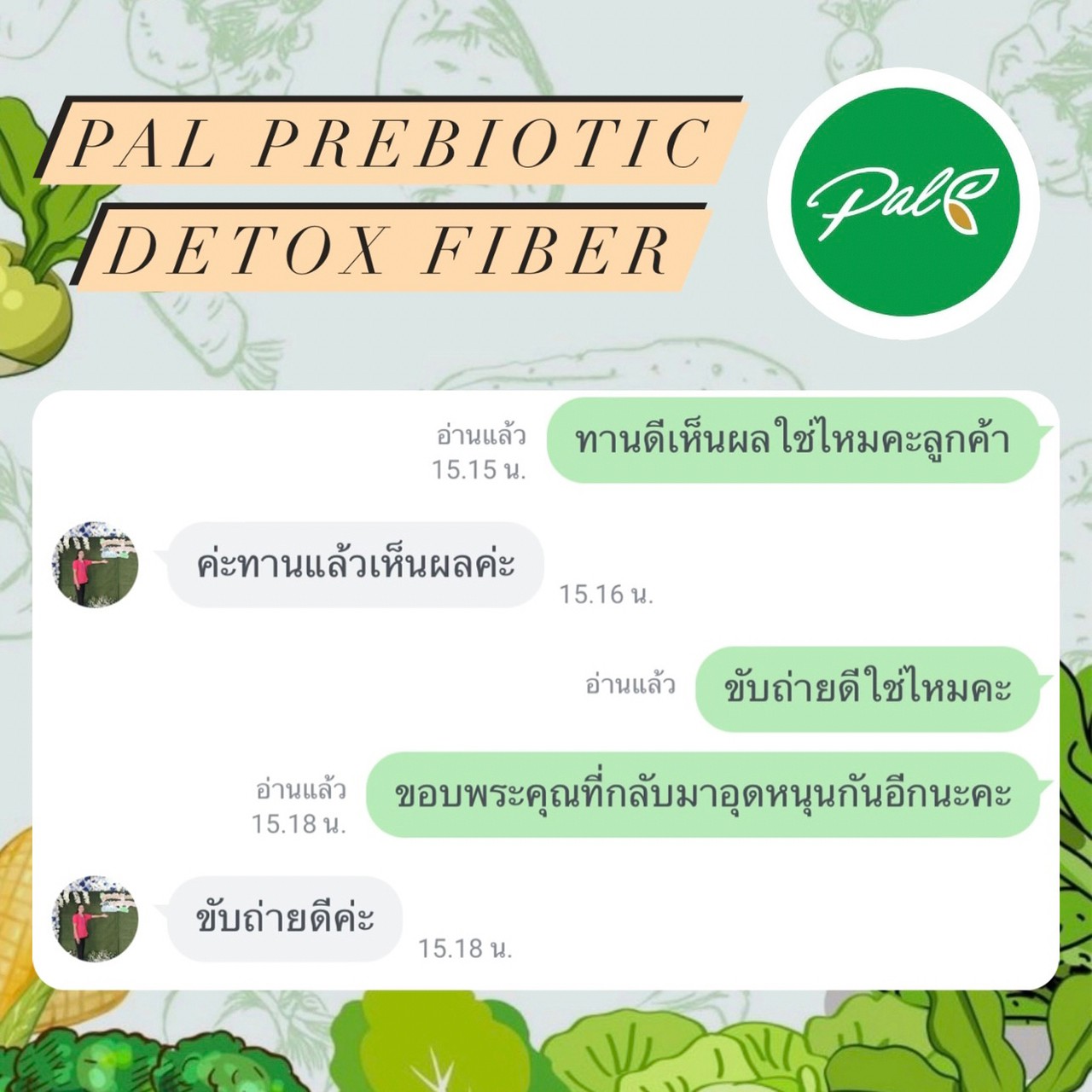 ผลลัพธ์จากการทานแพลไฟเบอร์