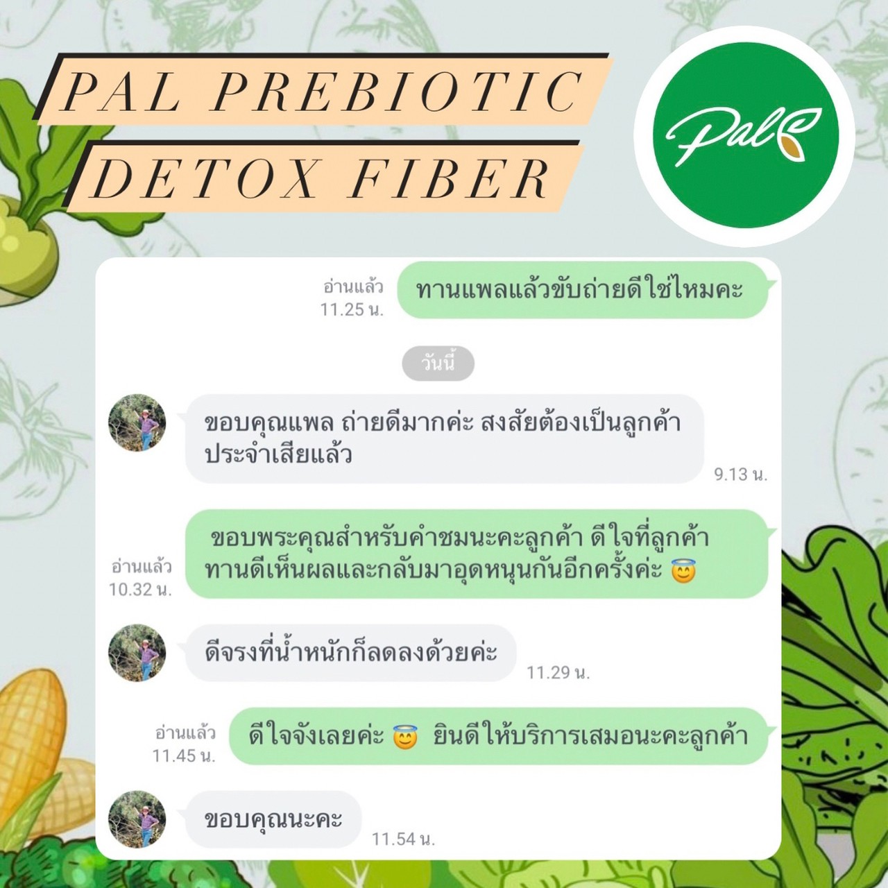 ผลลัพธ์จากการทานแพลไฟเบอร์